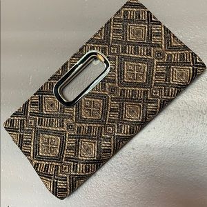 Express | Tribal Print Woven Clutch